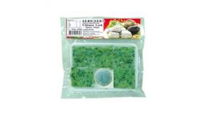 Frozen Vegetable Cake Chinese Leek Flavor in Square Shape (Kanom Ku Chai)(460g)