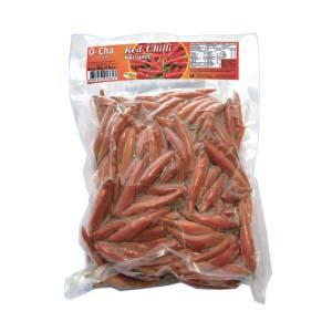 Frozen Vegetable Red Chili without Stem (500g)