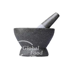 Stone Mortar with Pestle  Green