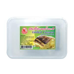 Frozen Thai Dessert Toddy Palm Cake(Kanom Tan wrap with Kra Tong) (250g)